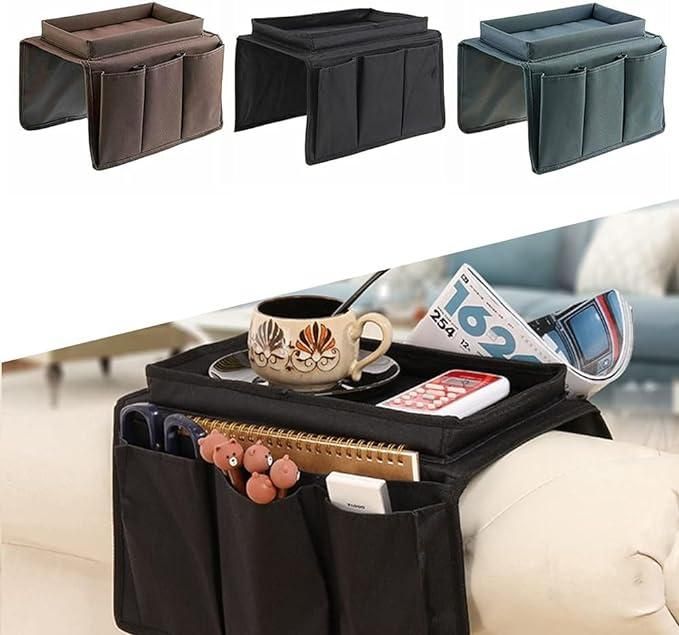 Couch Sofa Armrest Organizer Cup Holder Tray